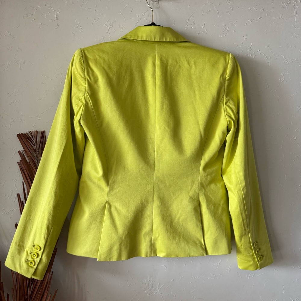 Alice + Olivia Yellow Elyse Blazer Women’s Size S - Picture 2 of 10